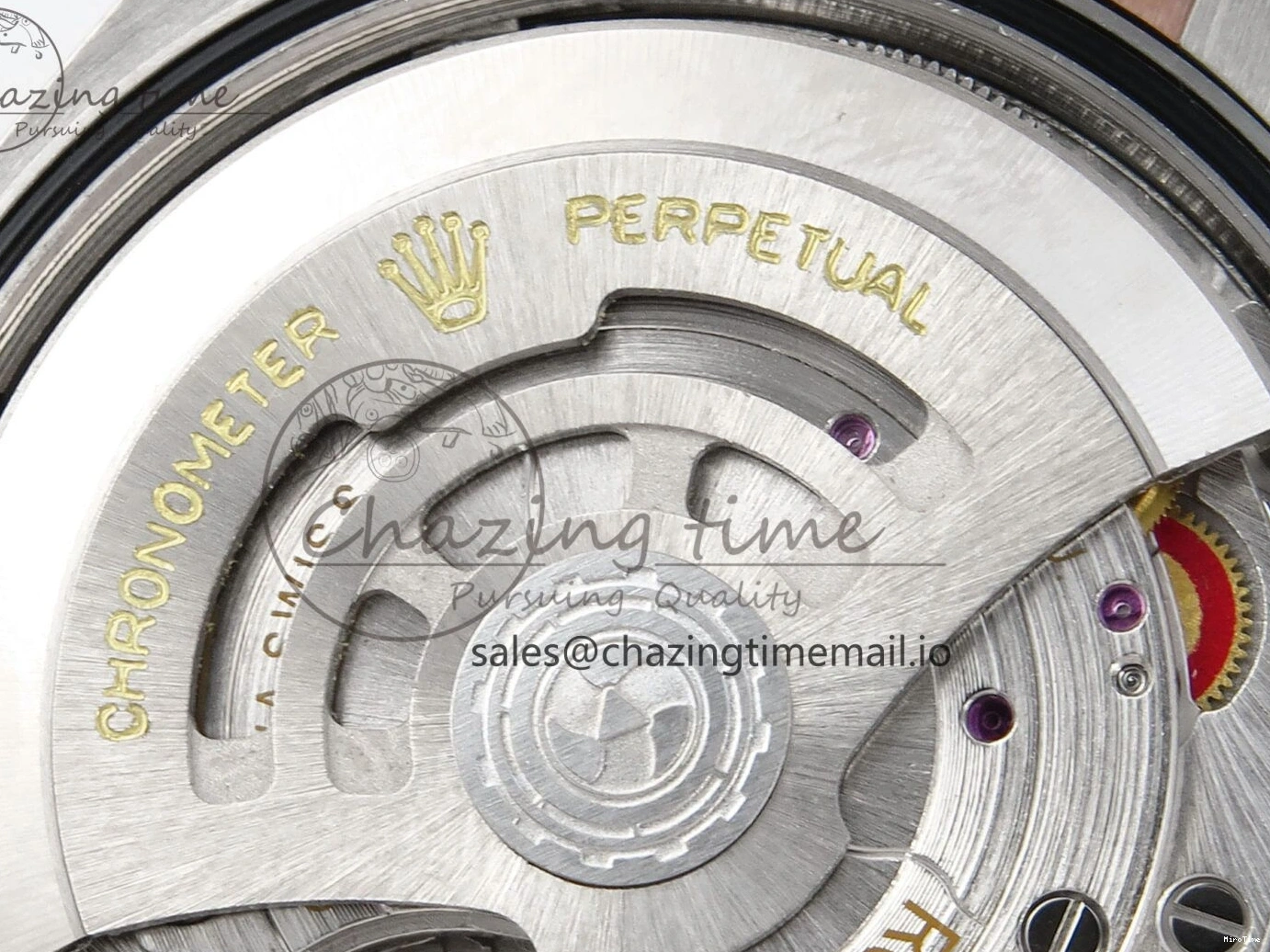 MiroTime 0408 DateJust 36 126231 EWEF Best Edition Silver Leaf Dial Stick Marker on SS RG Jubilee Bracelet A TopPick 596